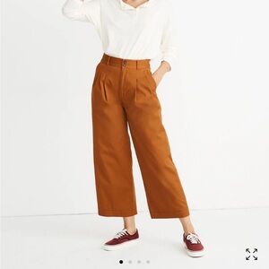 Women's High-Waisted Brown Pants